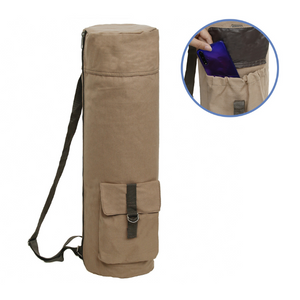 Yoga Mat Carrier Full-Zip with Pockets and Adjustable Strap (ESG20181)
