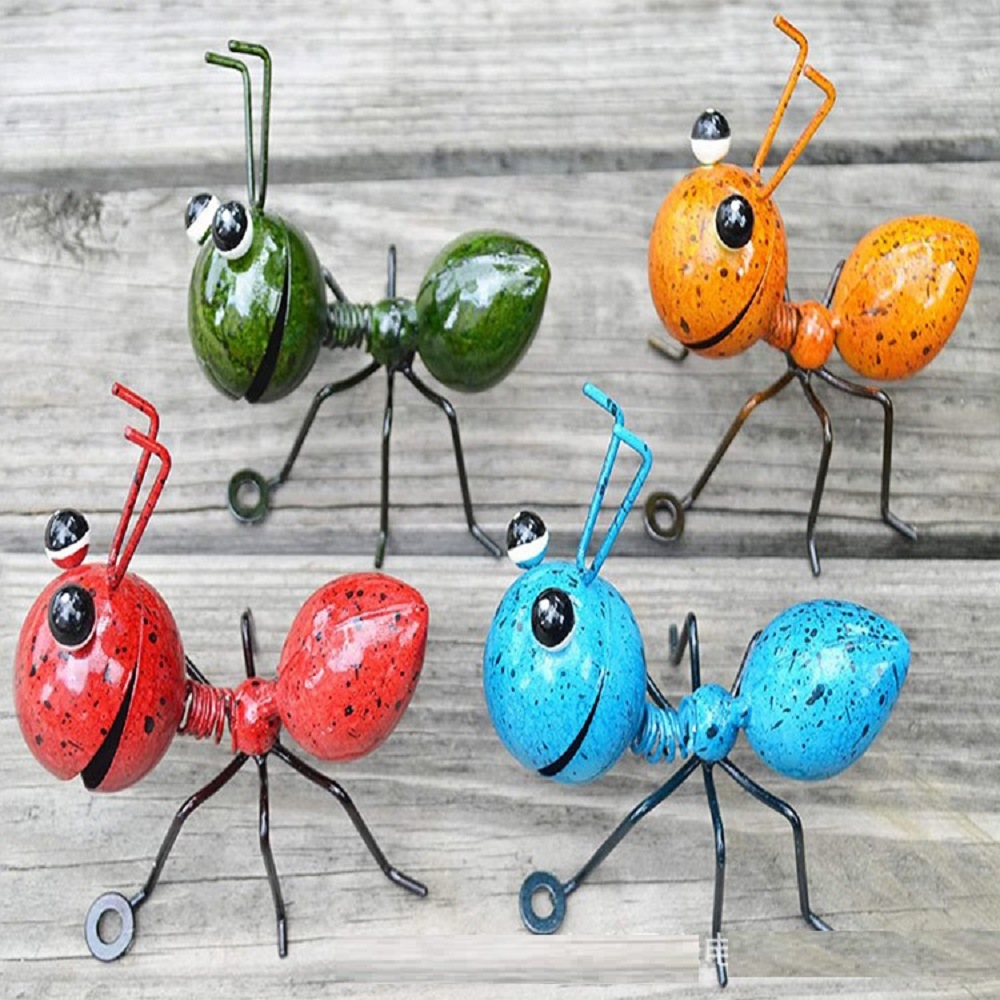 Metal Colorful Ant Shaped Metal Wall Decorations (ESG18071)