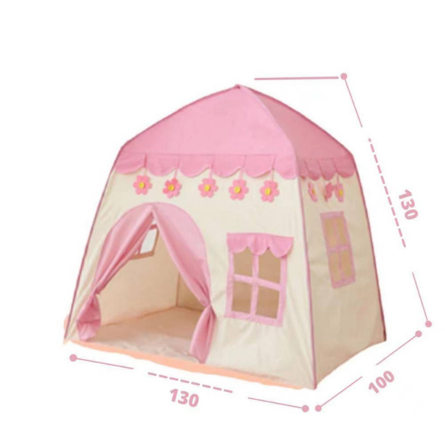 Tent Collapsible Children Pop Up Square Game Room Kiddie Princess Play House (ESG16366)
