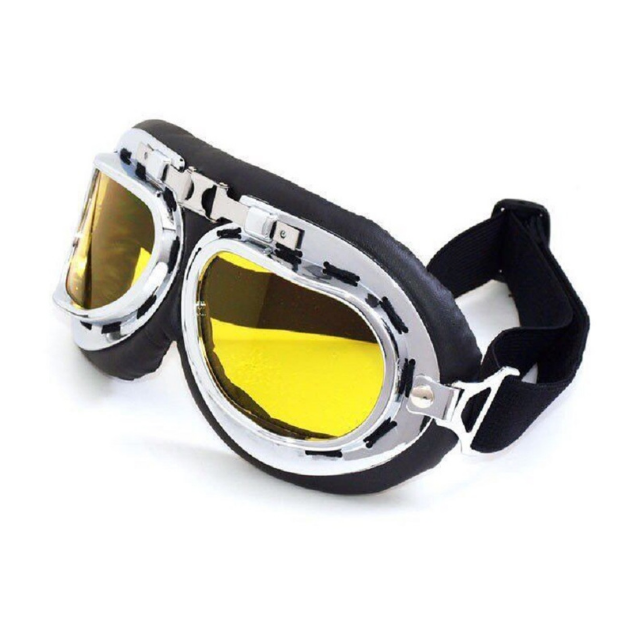 Anti-UV And Vintage Motorcycle Goggles Rider Sunglasses (ESG18824)