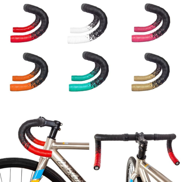 Two-Color Bicycle Handlebar Non-slip Shock Absorption (ESG20579)