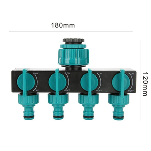 4 Way Hose Splitter Water Tap Connector (ESG19510)