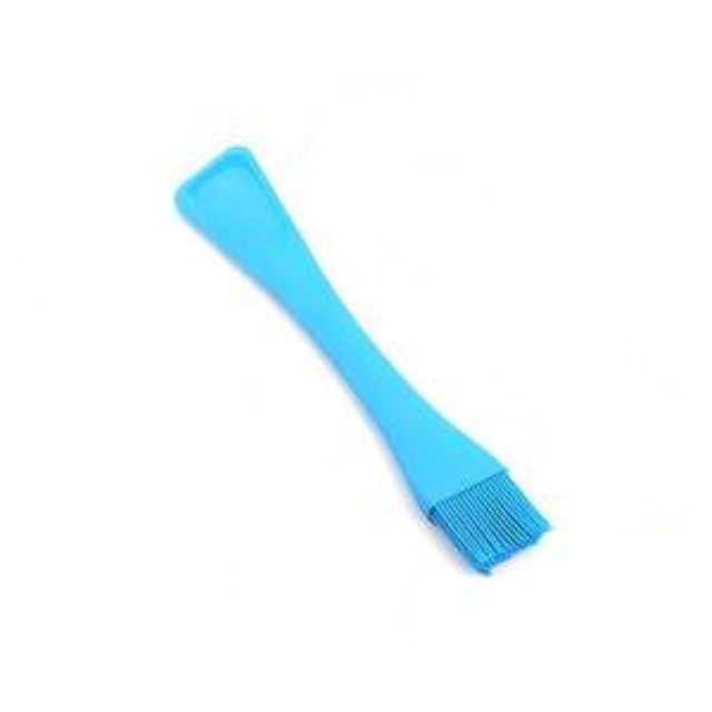 Double-Sided Silicone Brush with Spoon for Baking, Cooking, Roasting, BBQ Tool (ESG11868)