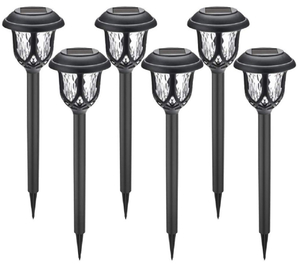 Solar Powered LED Stake Torch Lamps Waterproof Decorative Lights (ESG17323)