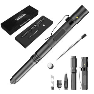 Multi Tool Tactical Pen Survival Gear with Pen Clip (ESG23166)