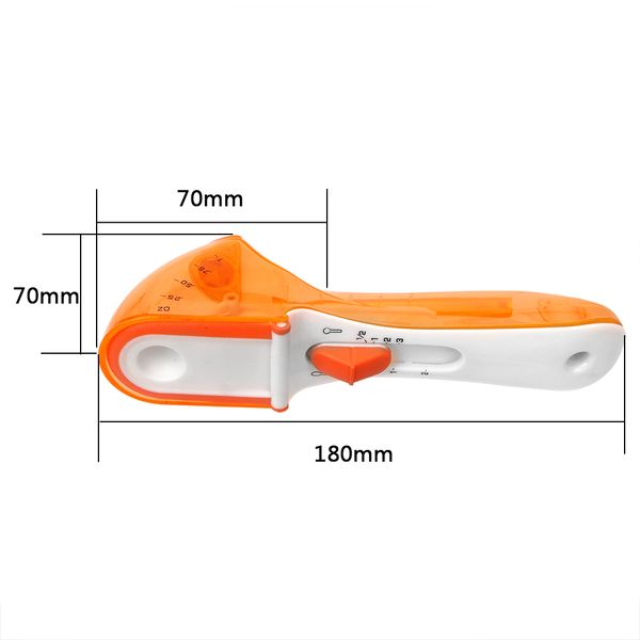 30ml-130ml Adjustable Measuring Scoop Dry and Liquid Spoon with Magnetic Snaps (ESG12082)