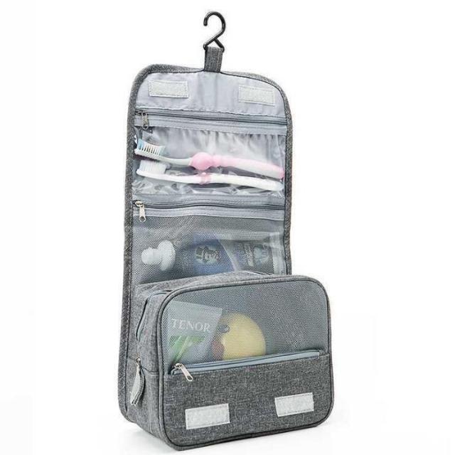 Travel Portable Organizer Hanging Toiletry Cosmetic Storage Bag (ESG11740)