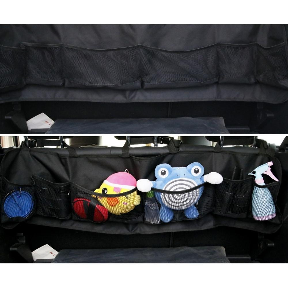 Car Side Seat Storage Mesh Car Storage Organizer Backseat (ESG19557)