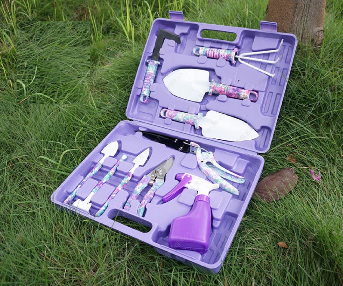 10-Piece Gardening Tools with Storage Box Anti-Rust (ESG18402)