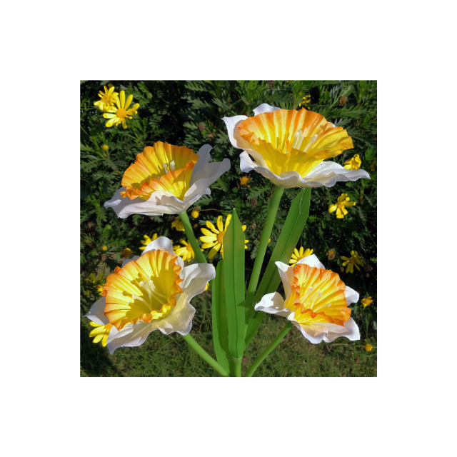 LED Daffodil Flower Stake Light for Garden (ESG16585)