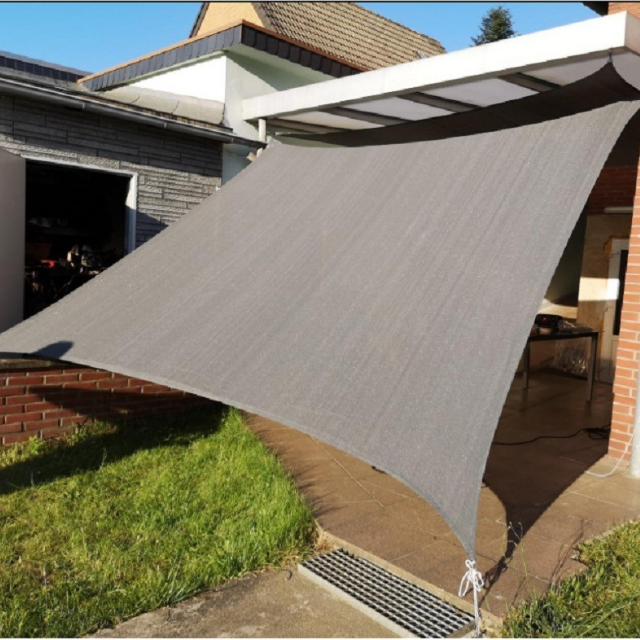 Grey All Weather Outside Shade Sail
