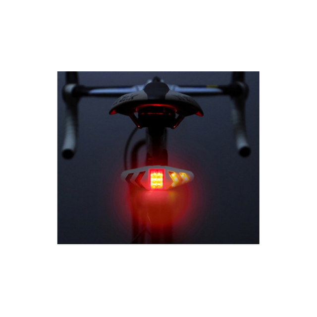 Waterproof Bicycle Tail Light with Signal Light (ESG16745)