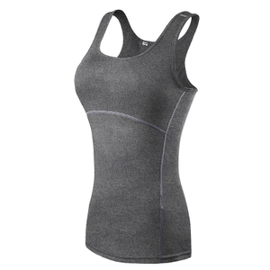 Yoga Tops Women Sportswear T-Shirt Compression Sleeveless (ESG14456)