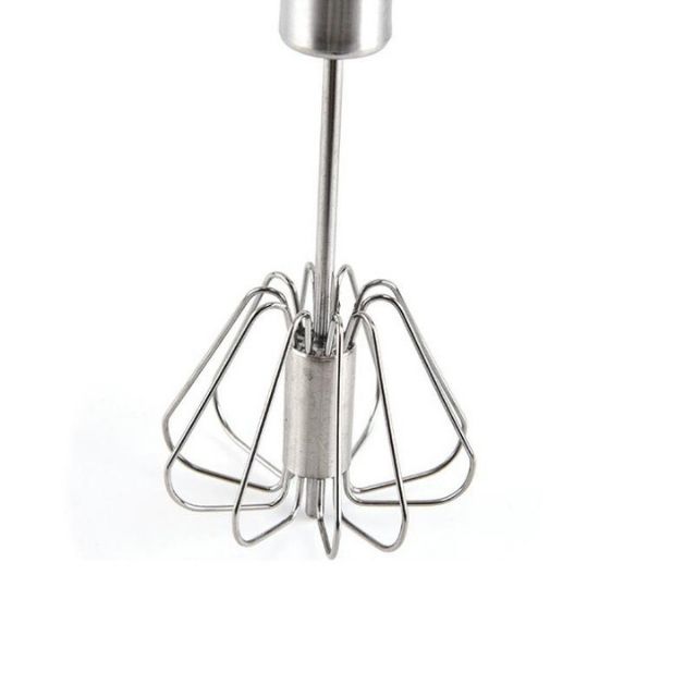 Stainless Steel Hand Push Whisk Hand Blender Egg Beater Milk Frother Semi-Automatic Mixer (ESG12060)