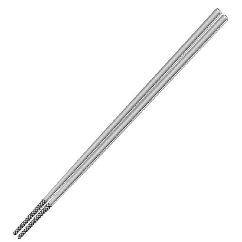 Stainless Steel Non-slip Chopsticks Reusable Chopsticks (ESG21164)