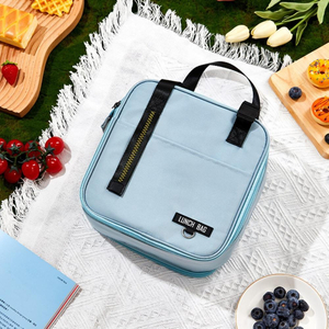 Thermal Lunch Box Bag Picnic Zipper Food Snacks Storage Insulated Bag (ESG20735)