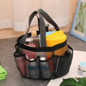 Multi-Pocket Travel Outdoor Tote Organizer Bag Mesh Shower Organizer Quick Dry (ESG17789)