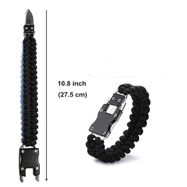 Bracelet Knife Paracord Tactical Steel Military Knife Hunting (ESG18268)