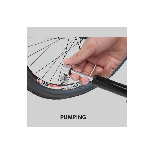 Mini Pocket Bike Pump, 120psi High Pressure (ESG13241)