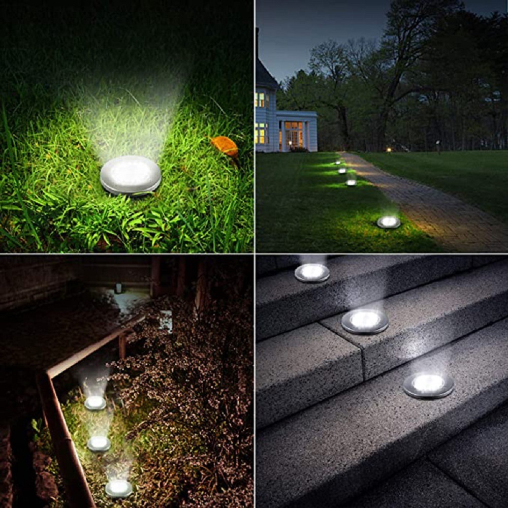 8 LED Solar Garden Lights, Waterproof, Solar Lighting (ESG17914)