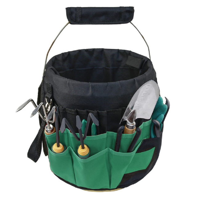 Multi-Functional Gardening Tools Bucket Bag with 42 Pockets (ESG18387)